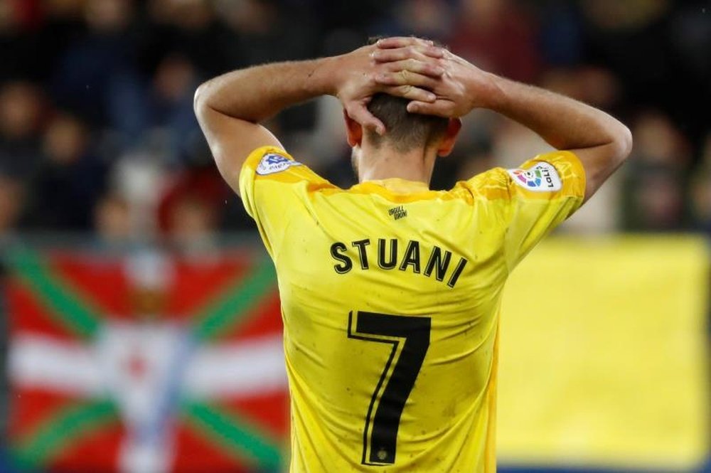 Stuani lleva 15 goles en Liga esta temporada. EFE