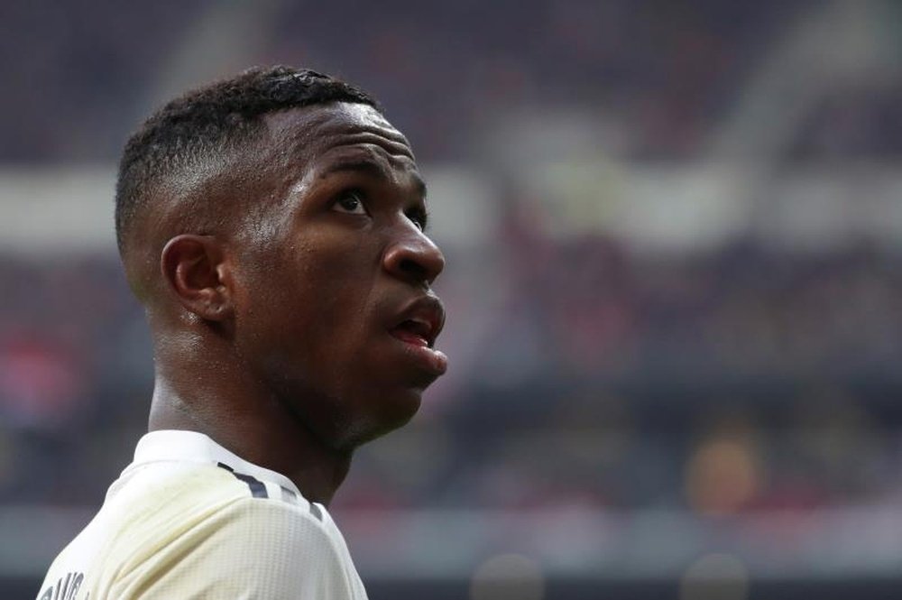 Vinicius may be trusted by Zidane to play against Villarreal. EFE/Archivo