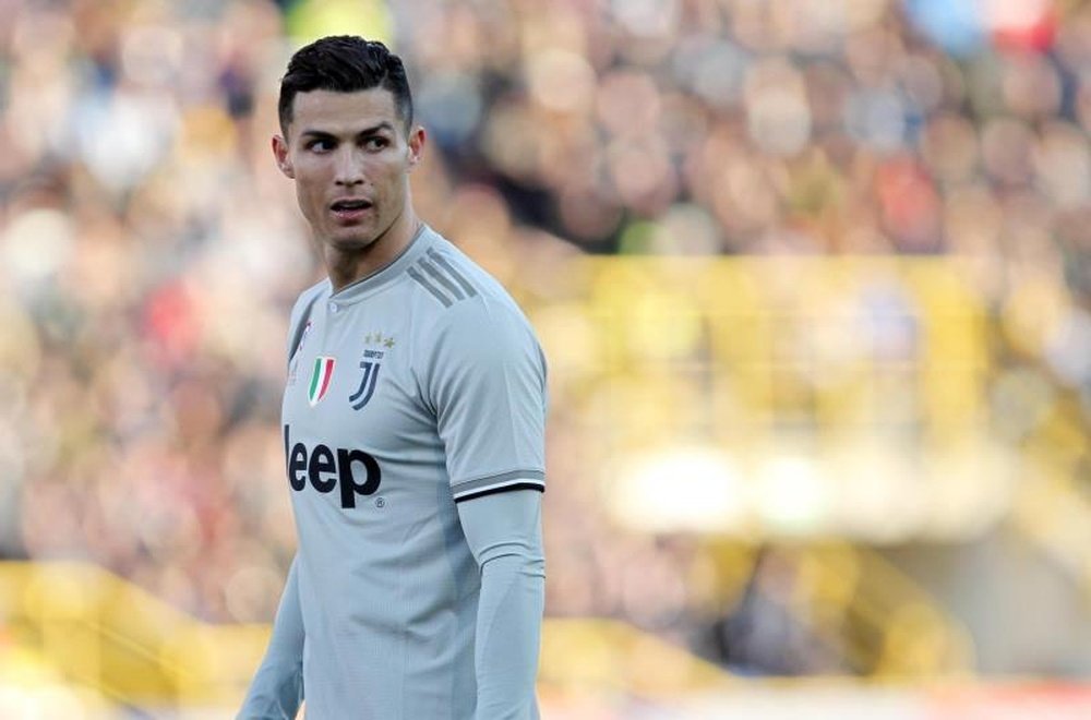 Cristiano ne s'est pas entraîné avec le groupe ce mercredi. EFE