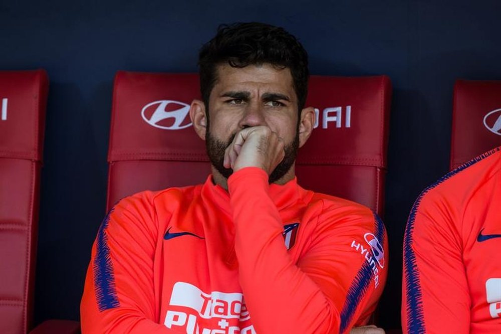 Diego Costa will miss the Girona game and possibly the Barca one. EFE/Archivo