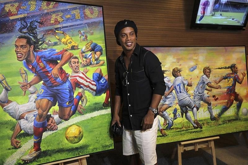 El ocaso de Ronaldinho. EFE