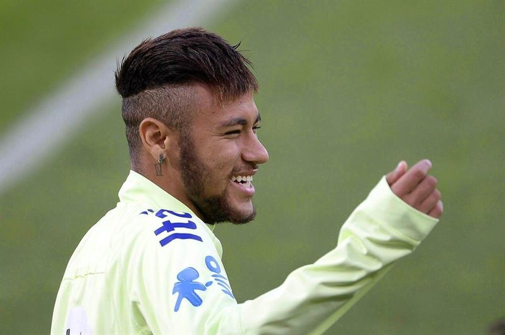 Neymar, recuperando más rápido de lo esperado. EFE