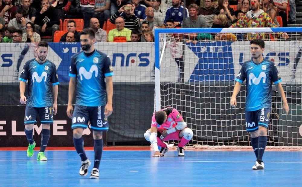 El Movistar Inter se impuso 1-0 al Palma Futsal. EFE/Archivo