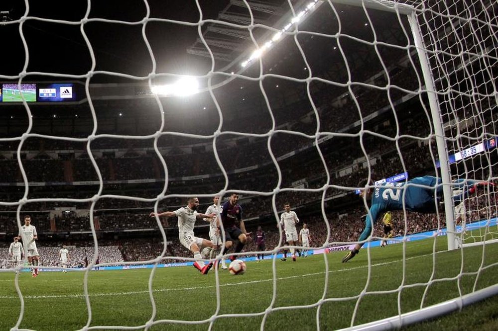 Courtois analizó la derrota ante el Barça. EFE