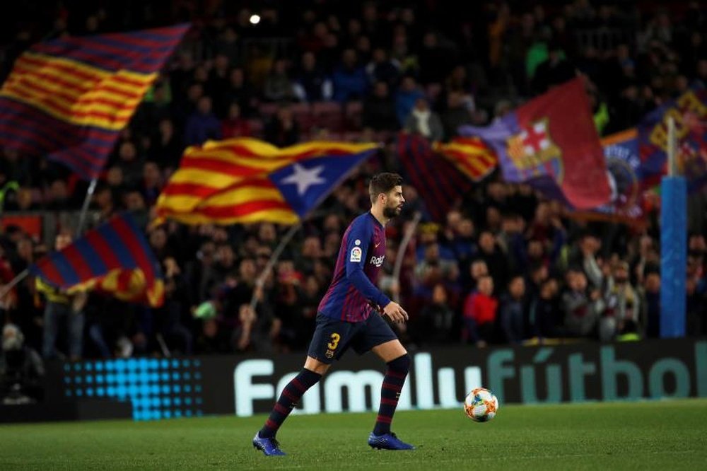 Gerard Piqué defenderá la camiseta de Catalunya el próximo lunes. EFE/Archivo