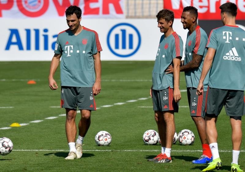 Irritación en el Bayern por la decisión de Löw con Boateng, Hummels y Müller. EFE/Archivo