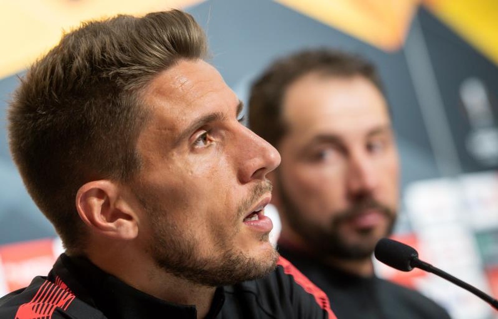 Carriço podrá debutar ante la Ponferradina tras la llegada del 'transfer'. EFE