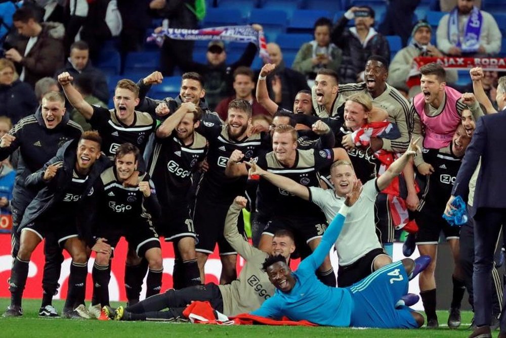 El partido que 'ayudó' al Ajax a eliminar al Madrid. EFE