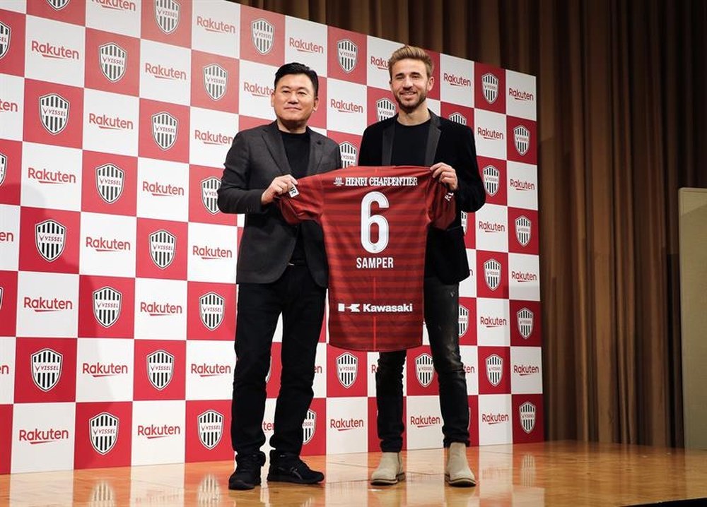 Debut goleador de Samper con el Vissel Kobe. EFE