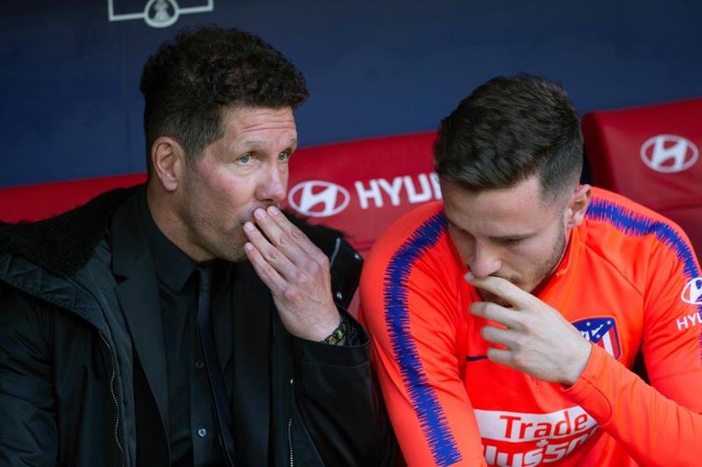 Simeone and Saul don't see eye to eye on one fundamental ideal. EFE
