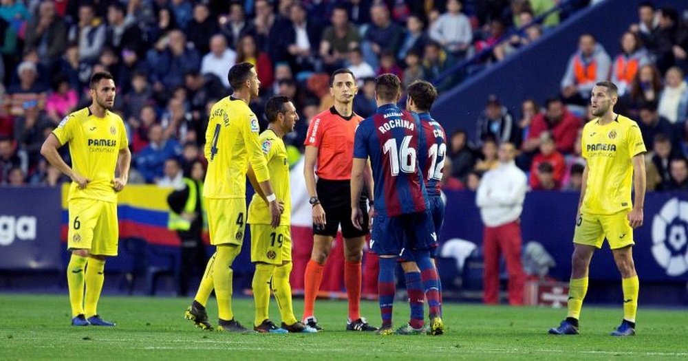Nuevo Levante-Villarreal con los goles sobre la bocina en la retina. EFE