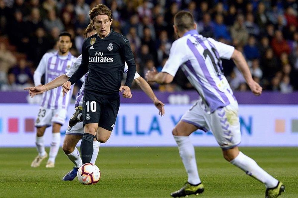 Les compos probables du match de Liga entre Valladolid et le Real Madrid. EFE