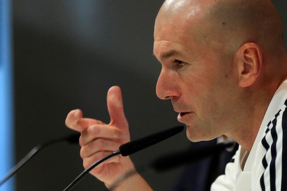 Zidane no quiso hablar de salidas. EFE