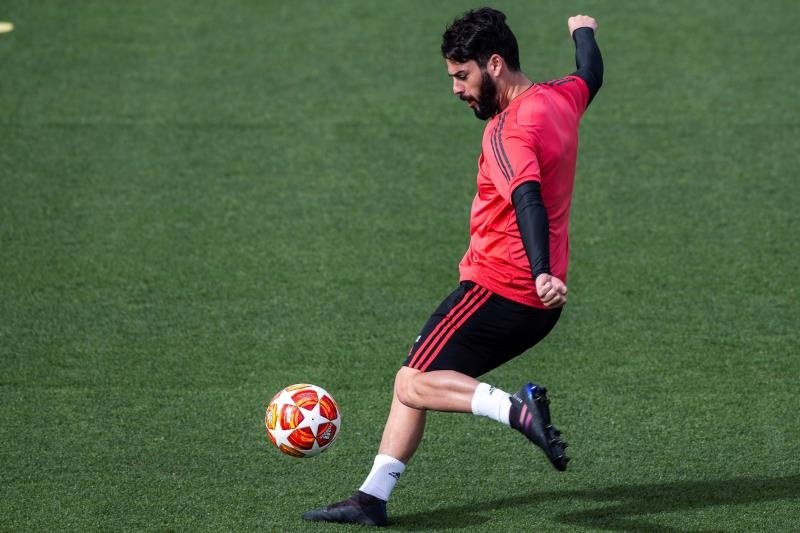 Isco was back in training for Real Madrid. EFE/Archivo