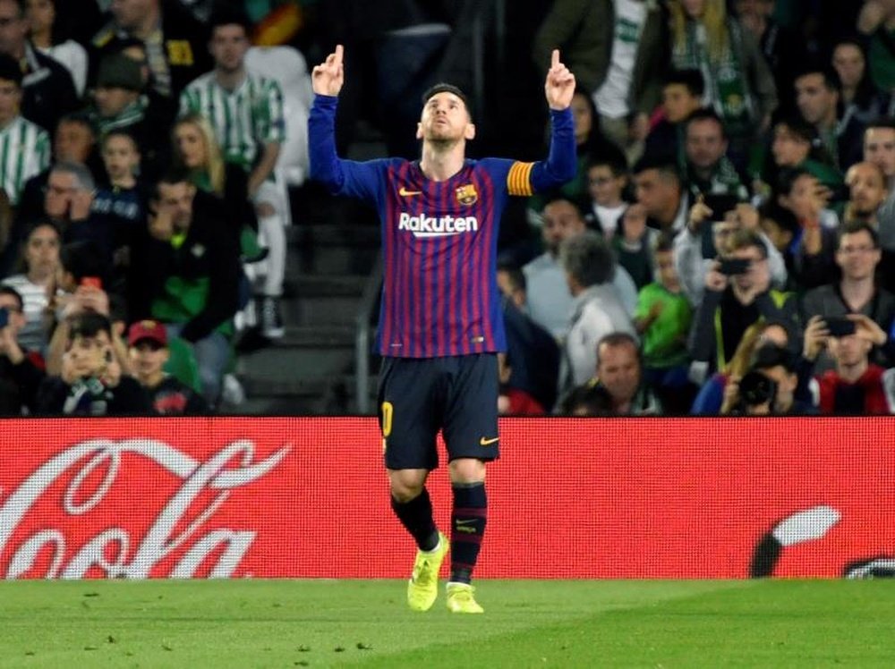 Lionel Messi adds another hat-trick to his repertoire. EFE