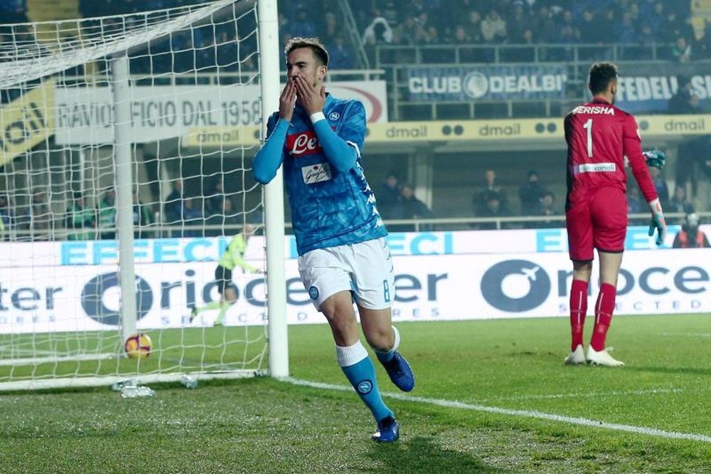 Fabian Ruiz will not be renewing his Napoli contract for the time being. EFE