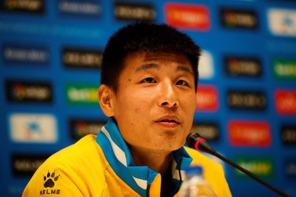 Wu Lei será premiado en el World Soccer Congress. EFE/Archivo