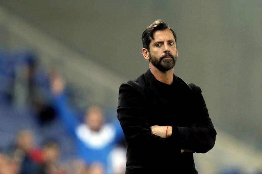 All the attention is on Quique Sanchez Flores. EFE/Archivo