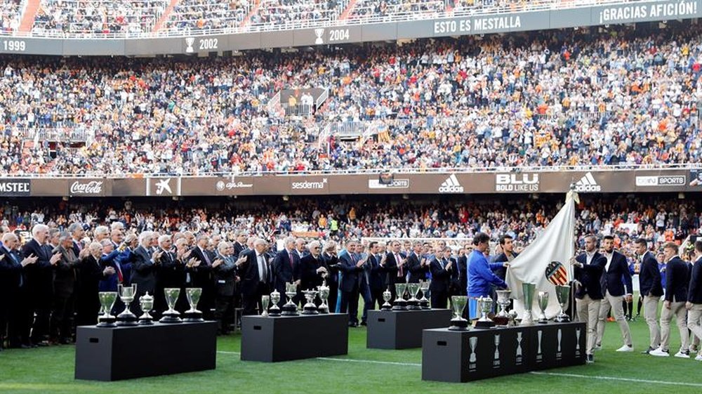 100 years of success at Mestalla. EFE