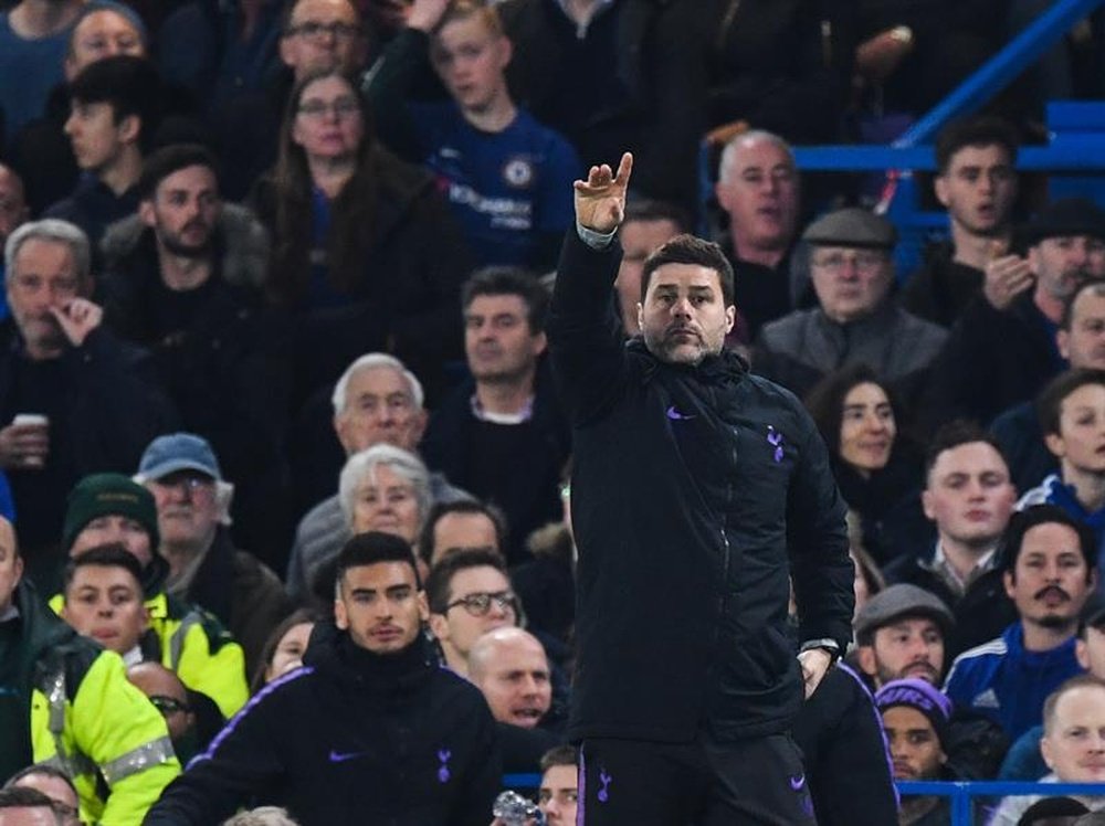Pochettino likes the new stadium. EFE