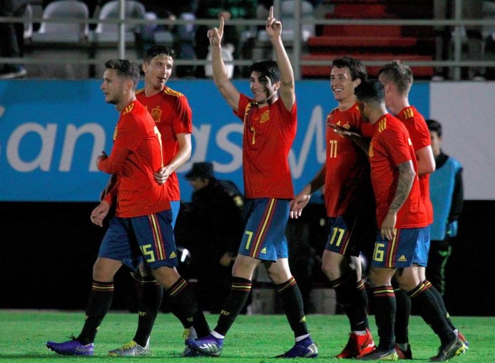 España ganó 3-0. SeFutbol