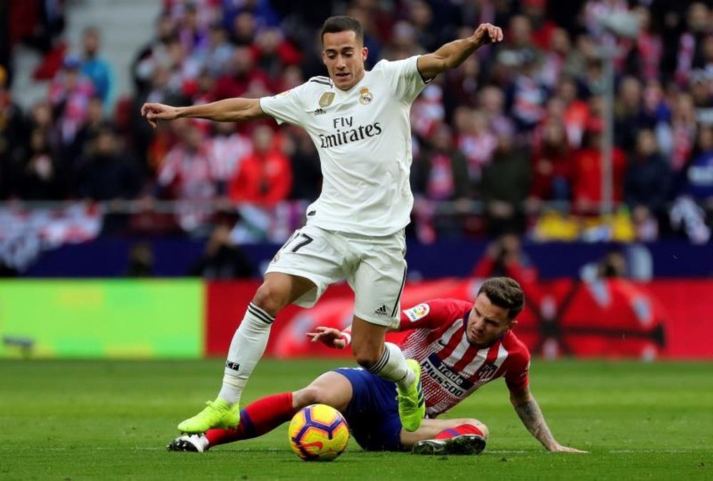 Lucas Vazquez (L) will definitely miss the trip to Mallorca. EFE/Archivo