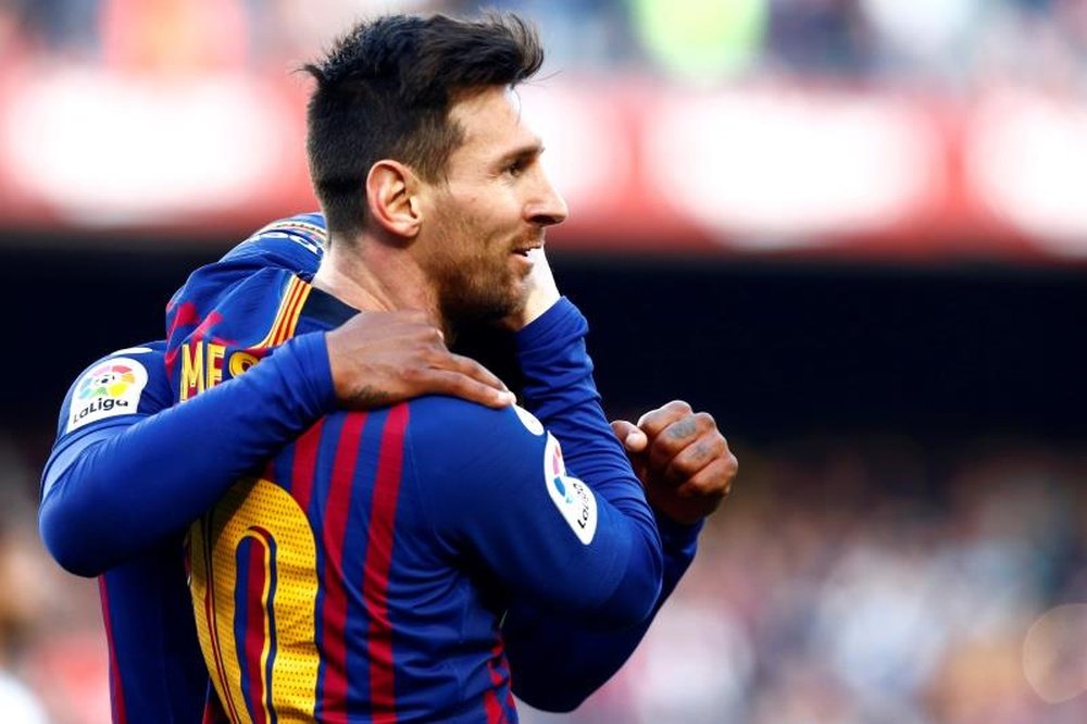 Messi brise les records sur coups de pied arrêtés. EFE