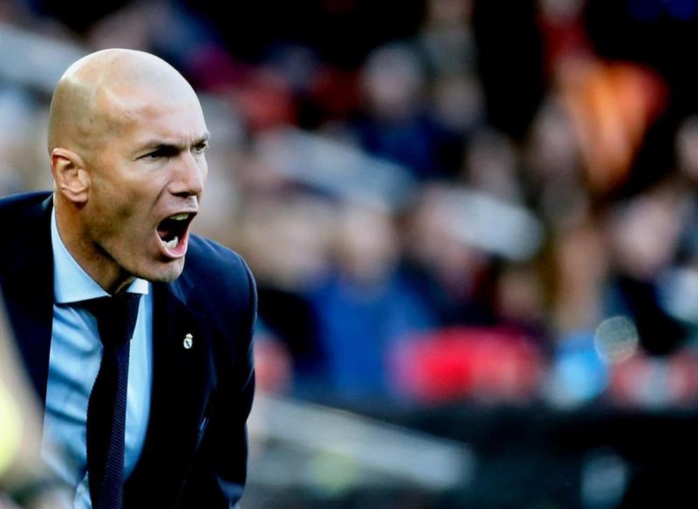 Zidane alcanzó la cifra ante el Eibar. EFE