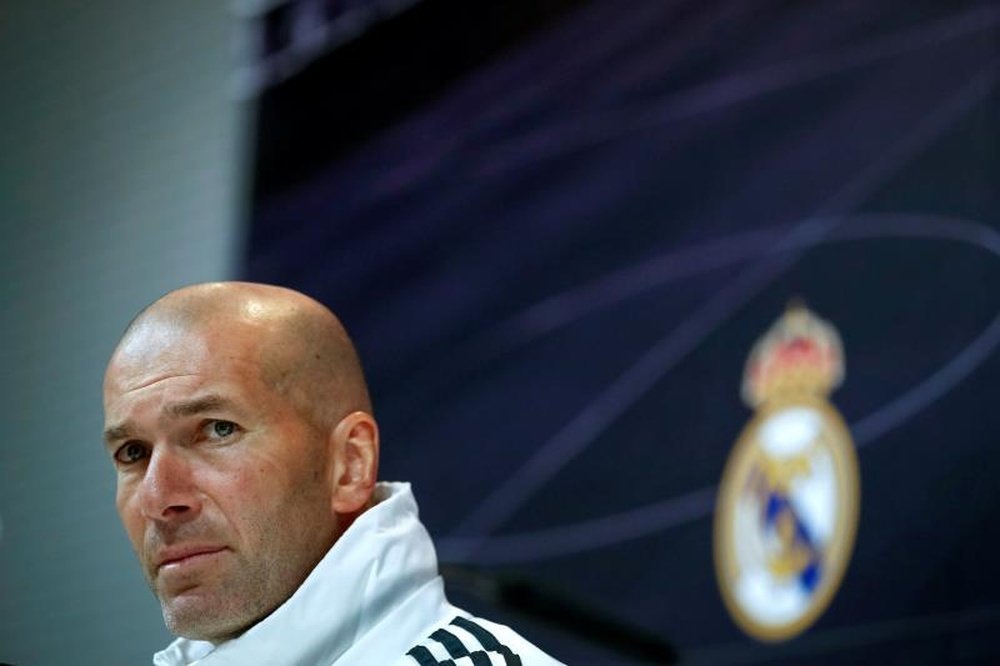 La tajante respuesta de Zidane a un periodista sobre los porteros. EFE