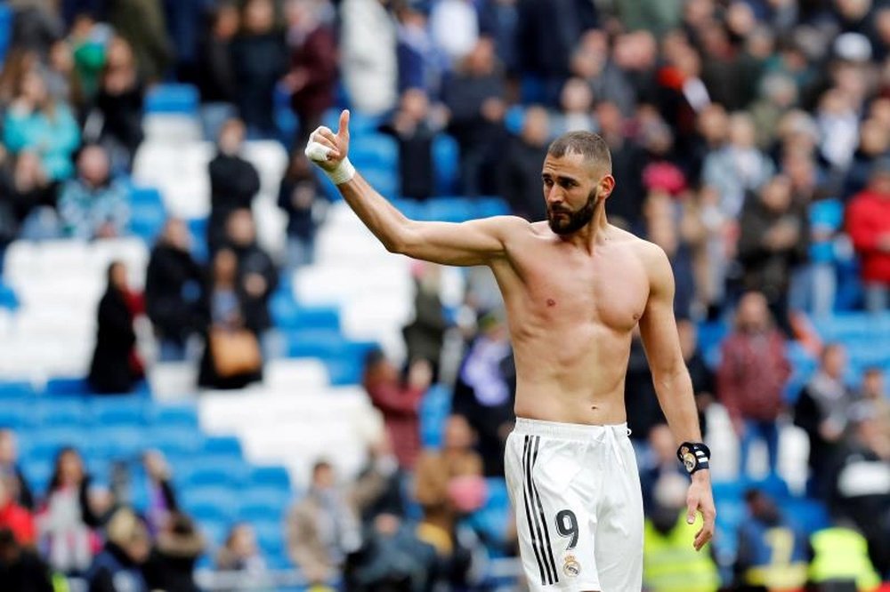 Zidane prend la défense de Karim Benzema après son doublé. EFE