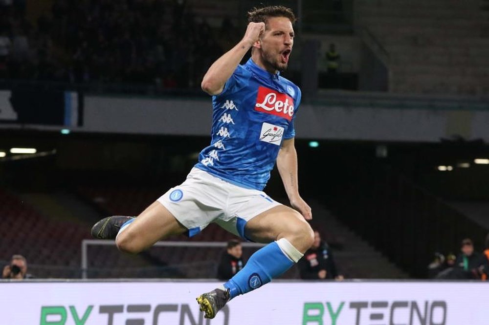 Dries Mertens has been a top quality player for Napoli. EFE/EPA
