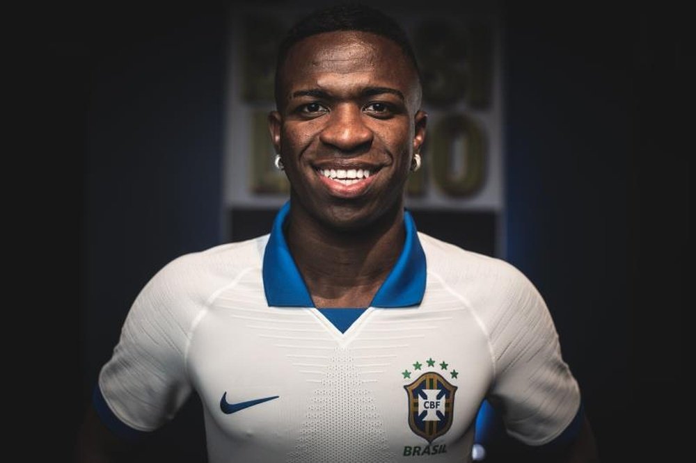 Vinicius revela conversa com Tite por Copa América. EFE/ Pedro Martins/Nike