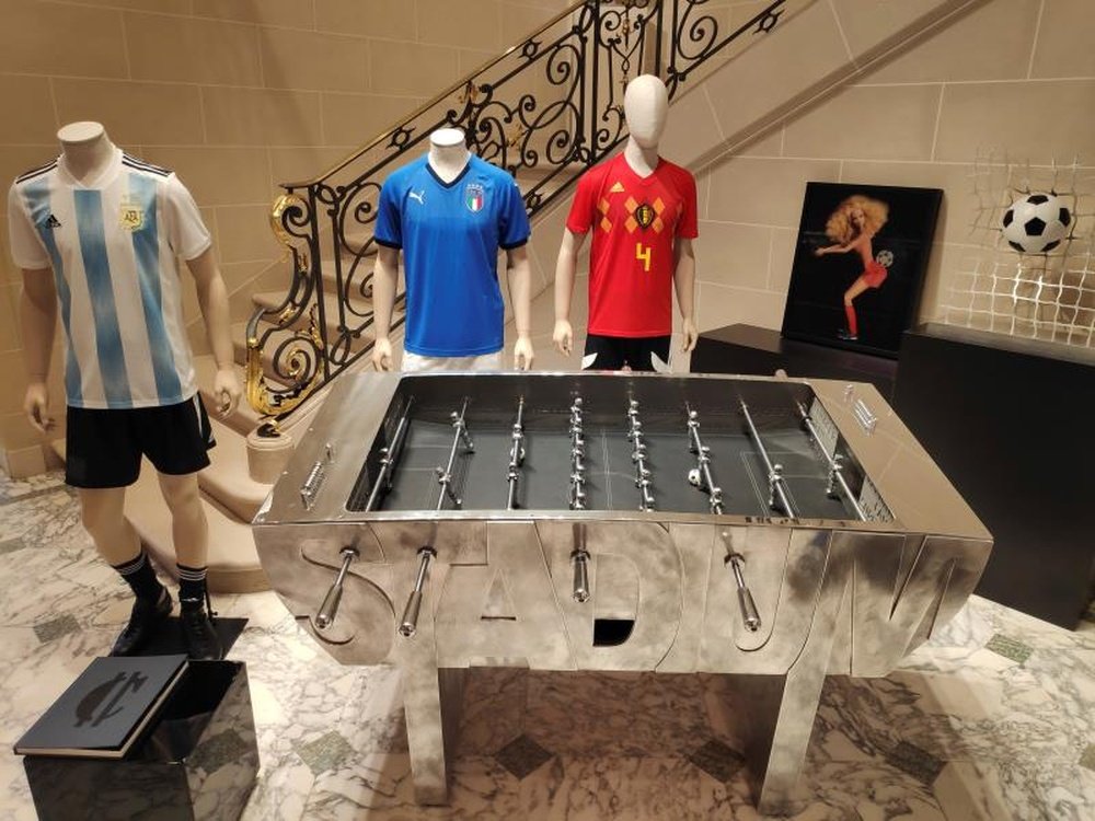 A table football table has been sold for 80,000 euros. EFE/Archivo