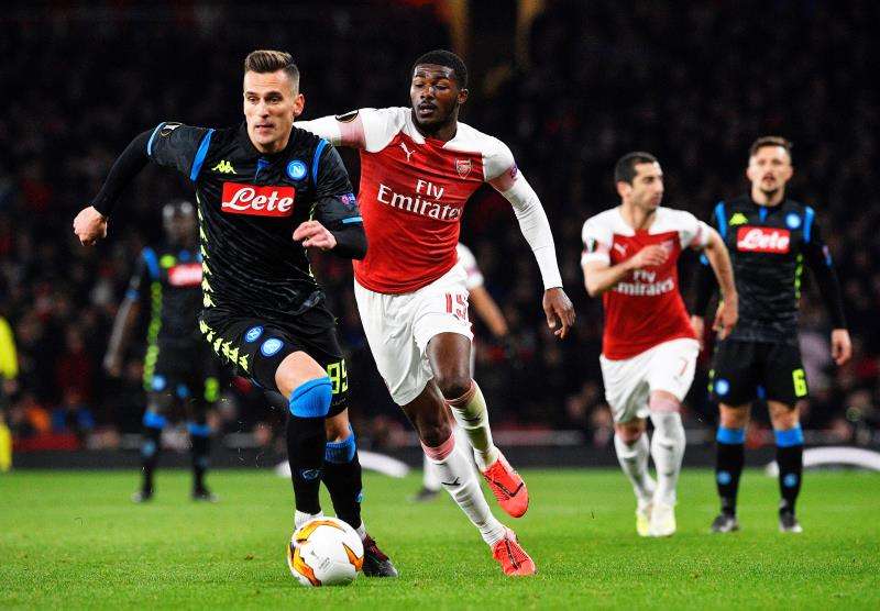 Les compos probables du quart retour d'Europa League entre Naples et Arsenal