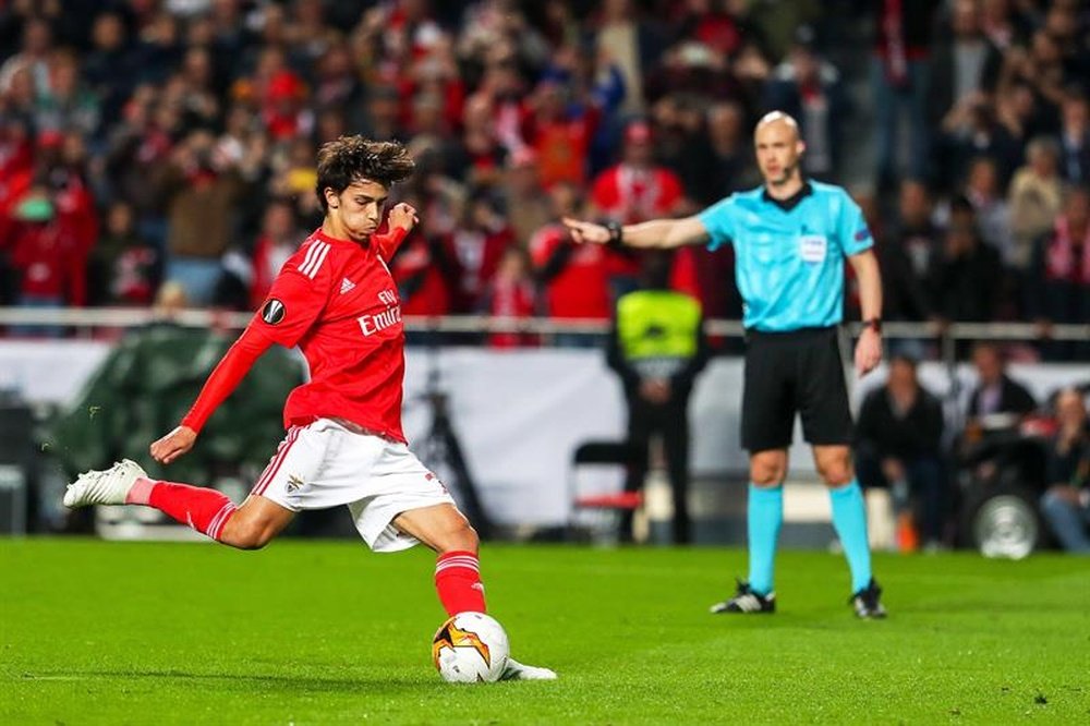 Joao Félix dejará el Benfica este verano. EFE