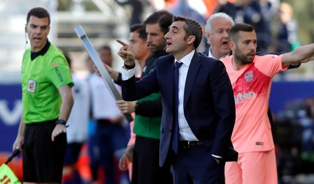 Valverde was reasonably happy with what he saw. EFE