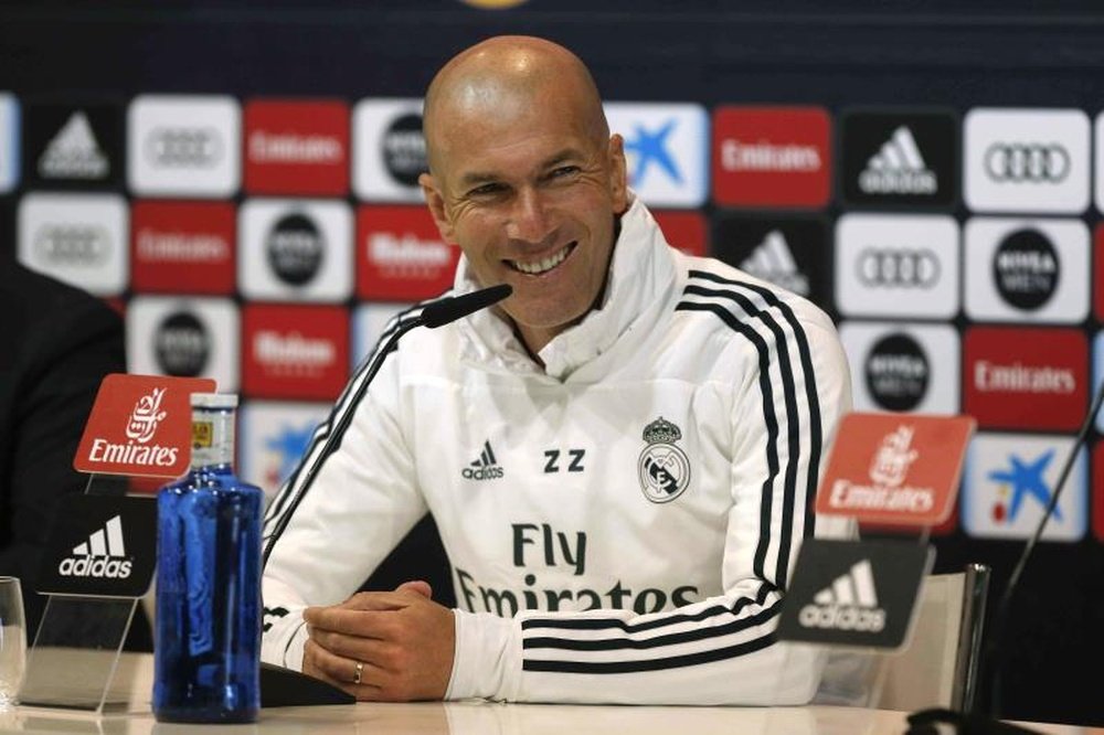 Zidane évoque l'avenir de son équipe. EFE