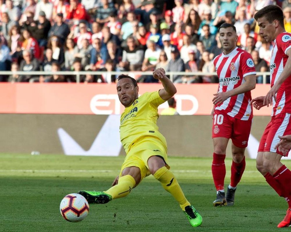Girona y Villarreal se ven las caras en Copa del Rey. EFE