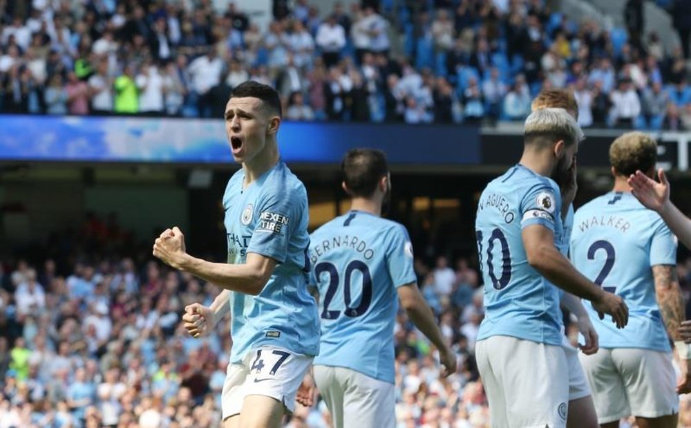 Foden scored the only goal of the game as City beat Spurs 1-0. EFE.