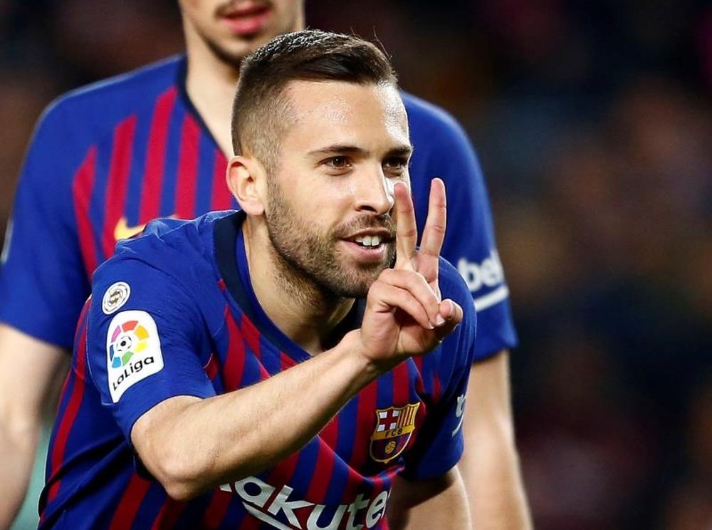 Jordi Alba suena para jugar en el Inter. EFE