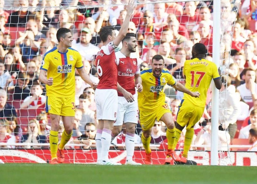 Arsenal lost at the Emirates Stadium. AFP