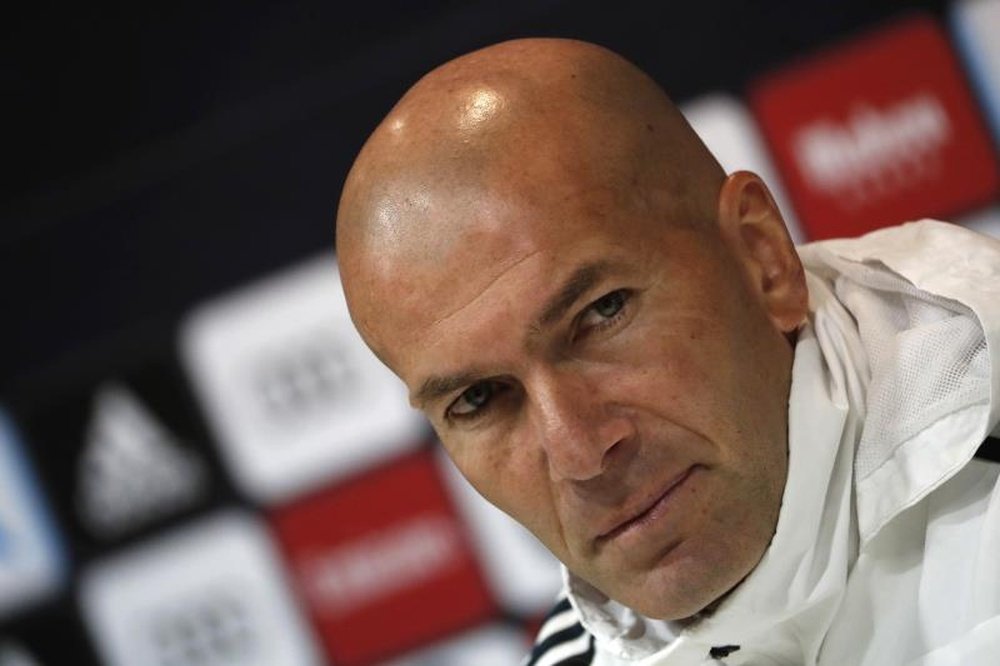 Zidane wants to win the league next season. EFE/Archivo