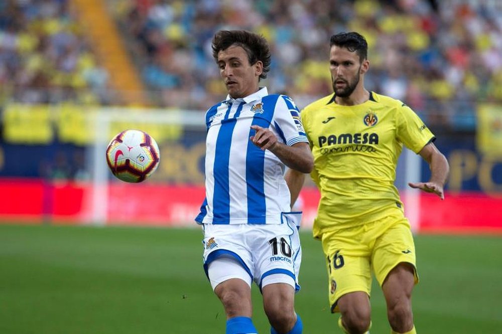 Mikel Oyarzabal restera à la Real Sociedad si City parvient à retenir Sané. EFE