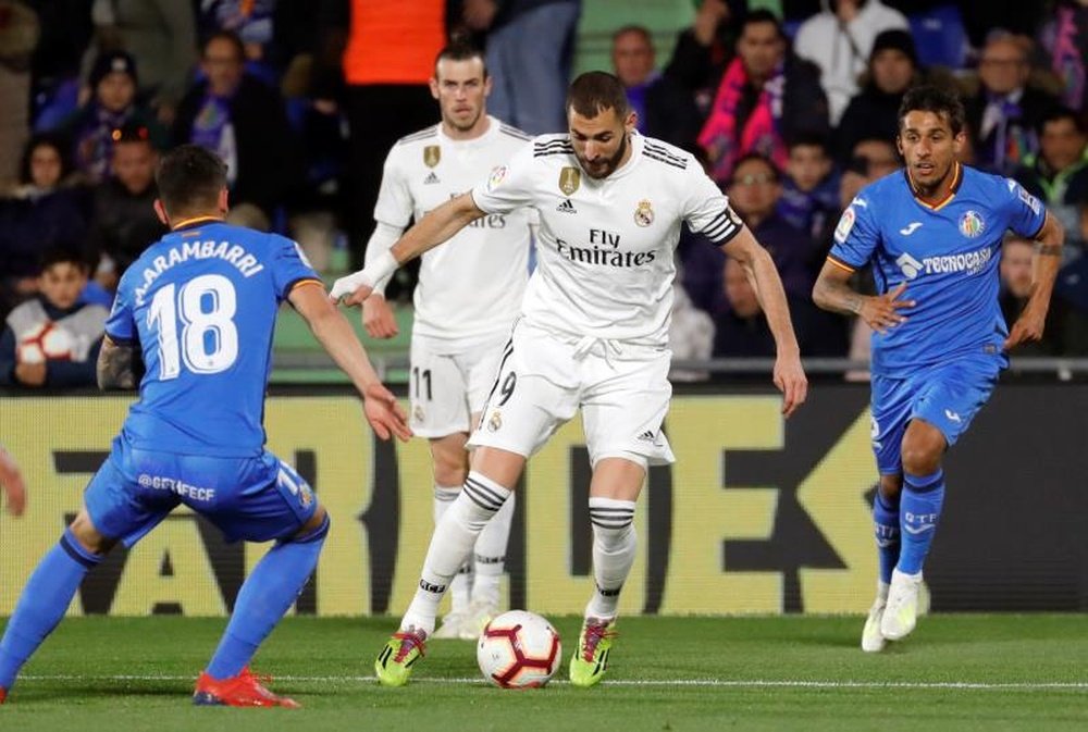 Karim Benzema came close for Madrid several times. EFE