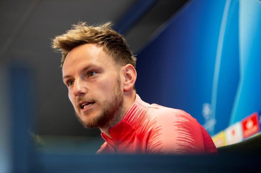 Rakitic negó los rumores que le vinculan al Inter. EFE