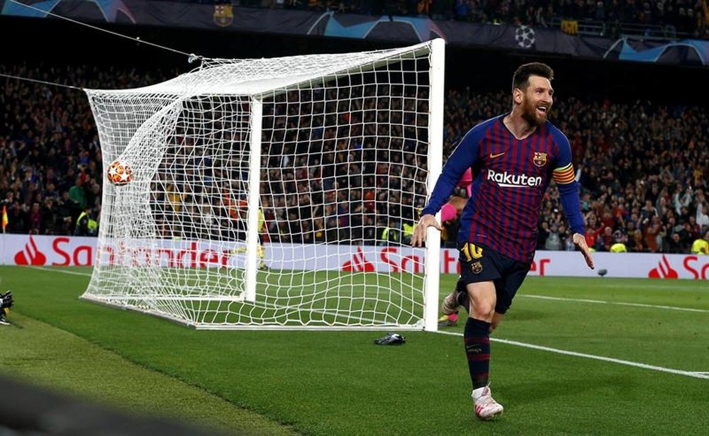 Messi, l'un des quatre candidats pour Maldini. EFE