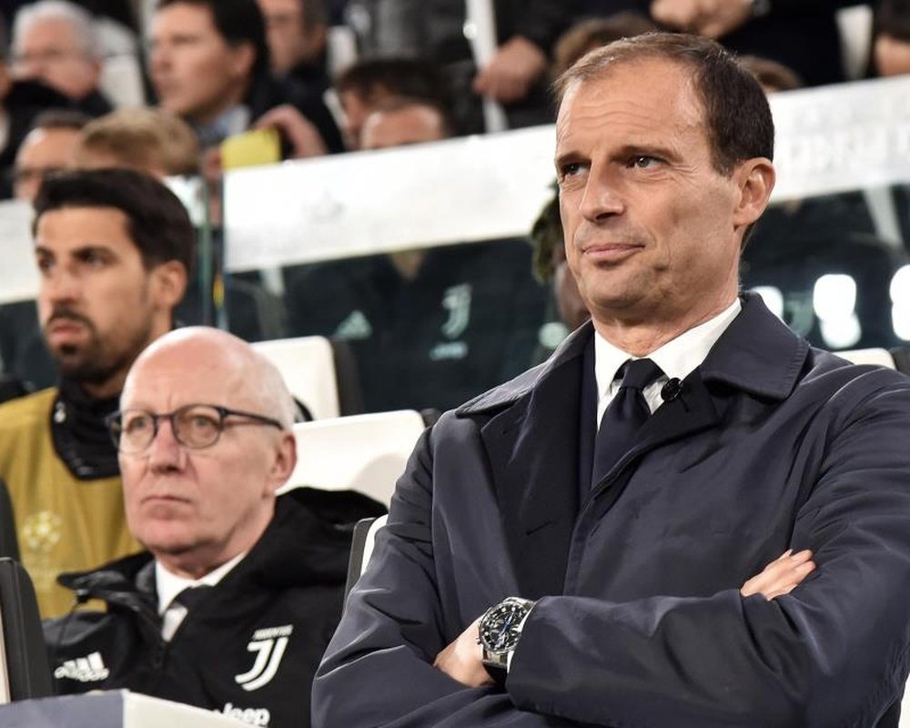 Allegri wants to keep the top job. EFE/Archive
