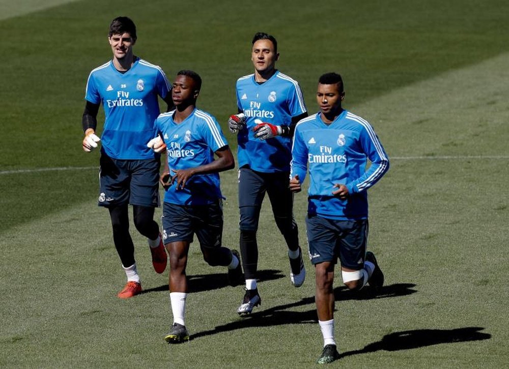 Madrid gears up ahead of clash at the Bernabeu. EFE