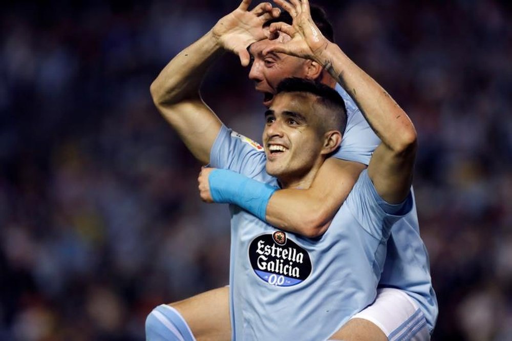 Maxi Gómez suena para jugar en Mestalla. EFE