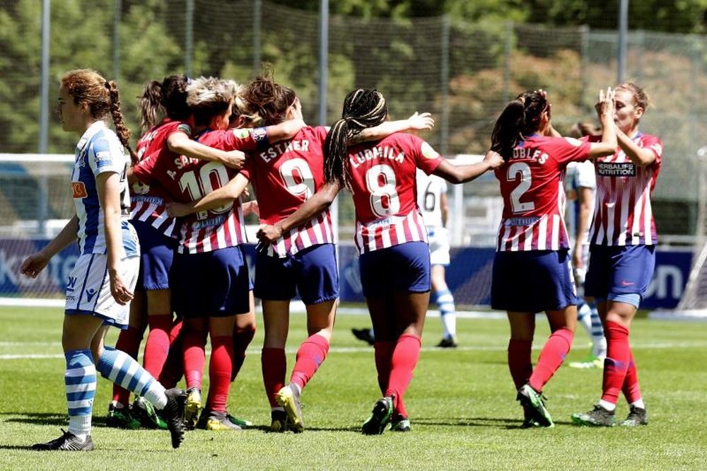 El Atlético Femenino se medirá al ZFK Spartak Subotica y parte como favorito. EFE